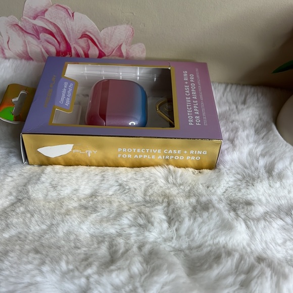 Press Play Protective Case + Ring for Apple AirPod Pro 💕 - Picture 6 of 6